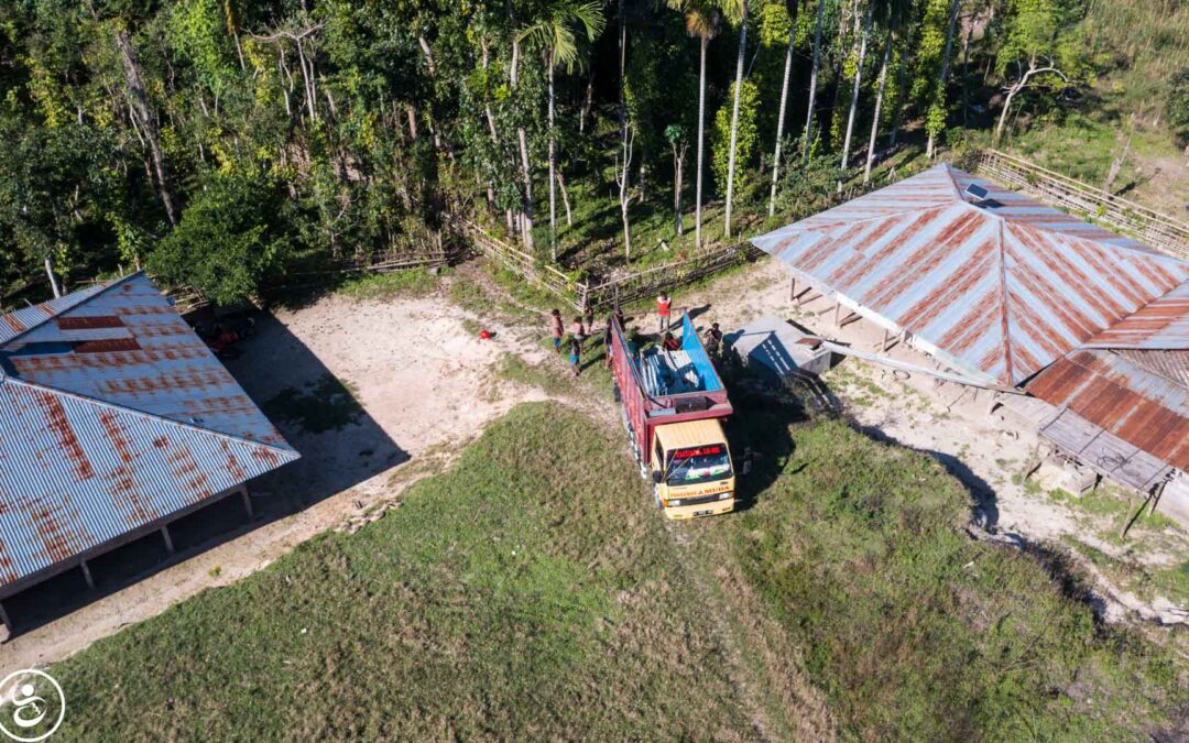 Incredible for us A first loaded truck arrives at Laindatang sa