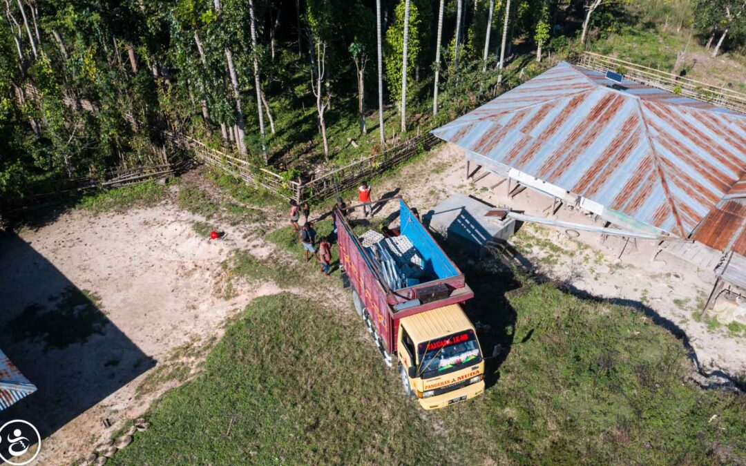 Incredible for us A first loaded truck arrives at Laindatang sa