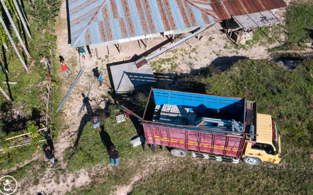 Incredible for us A first loaded truck arrives at Laindatang sa