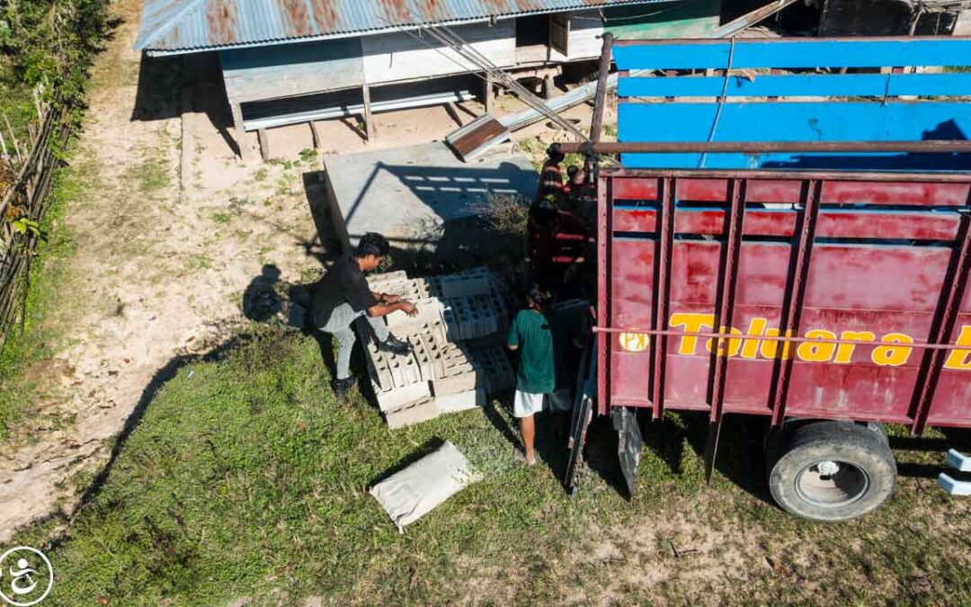 Incredible for us A first loaded truck arrives at Laindatang sa