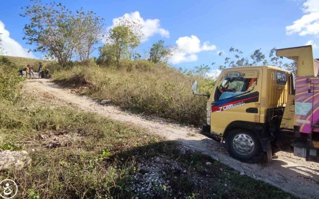 Incredible for us A first loaded truck arrives at Laindatang sa