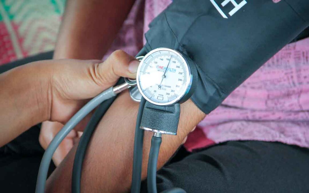 Training in taking blood pressure as part of the primary medical care program in rural areas