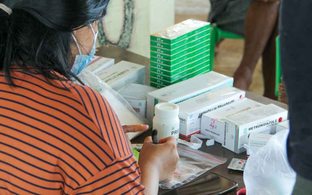 Evaluation of health workers in the primary medical care program in the village of Mbatapuhu