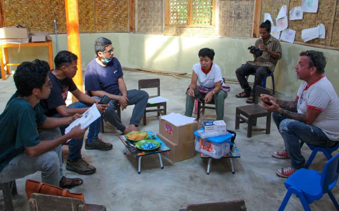 Evaluation of health workers in the primary medical care program in the village of Mbatapuhu