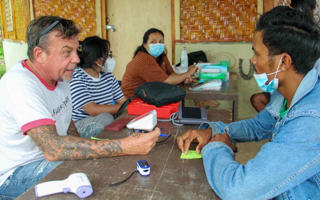 Evaluation of health workers in the primary medical care program in the village of Mbatapuhu