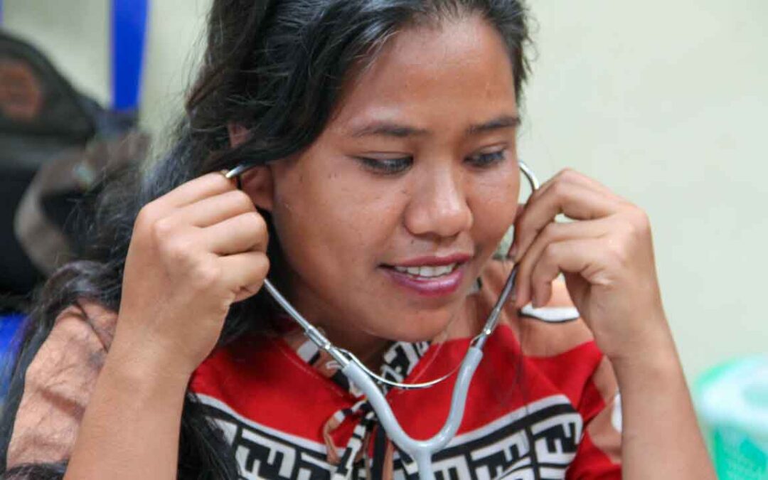 Evaluation of health workers in the primary medical care program in the village of Mbatapuhu