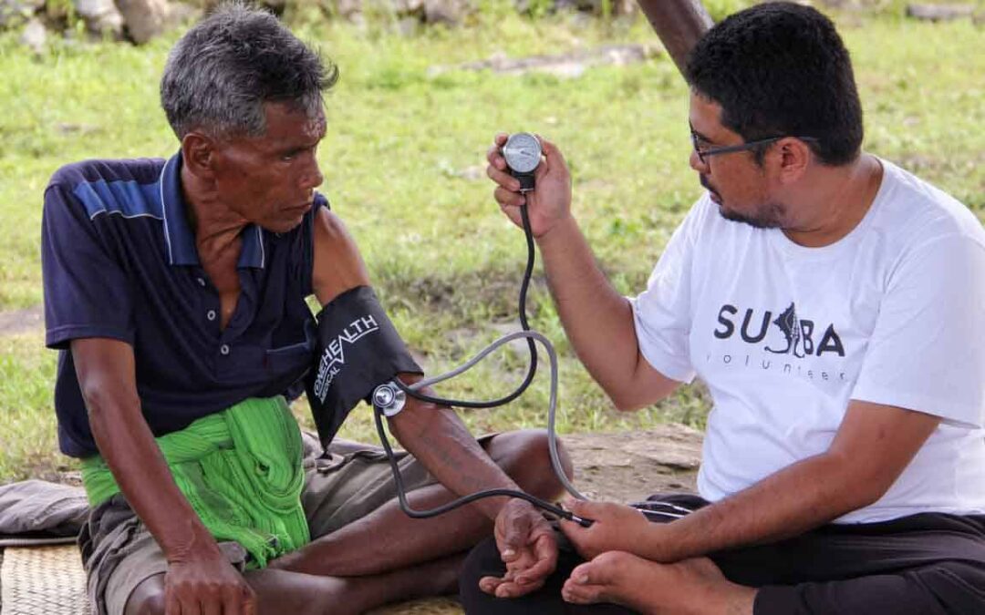 We assess the cases of patients cared for by health workers in the village of Mbinudita Sumba Timur