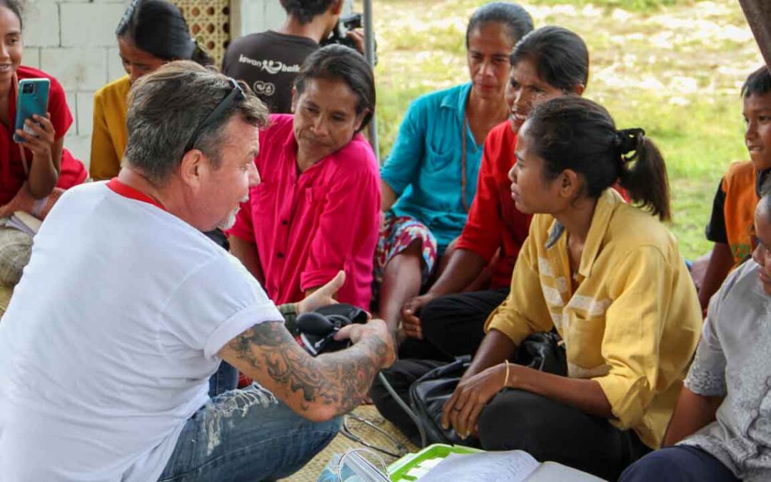 We assess the cases of patients cared for by health workers in the village of Mbinudita Sumba Timur