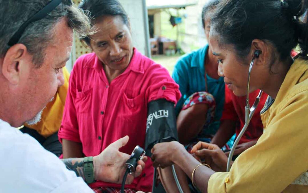 We assess the cases of patients cared for by health workers in the village of Mbinudita Sumba Timur