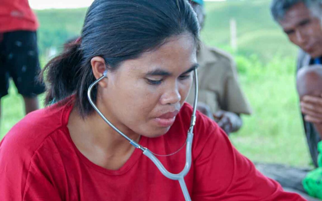 We assess the cases of patients cared for by health workers in the village of Mbinudita Sumba Timur