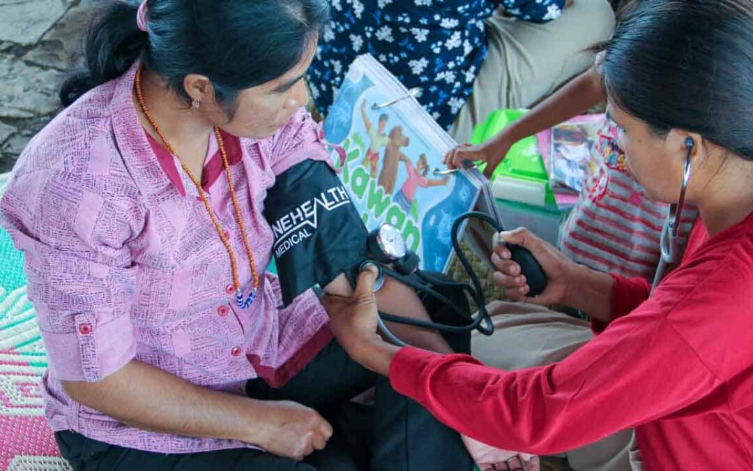 We assess the cases of patients cared for by health workers in the village of Mbinudita Sumba Timur