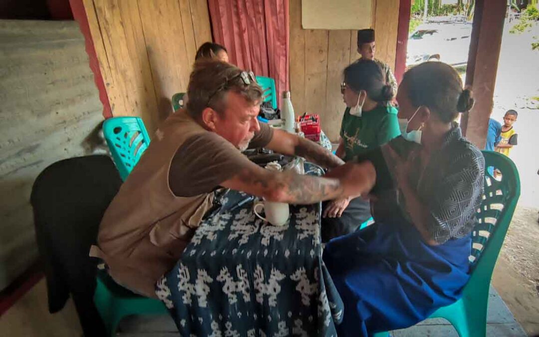 We assess the cases of patients cared for by health workers in the village of Kabanda Sumba Timur