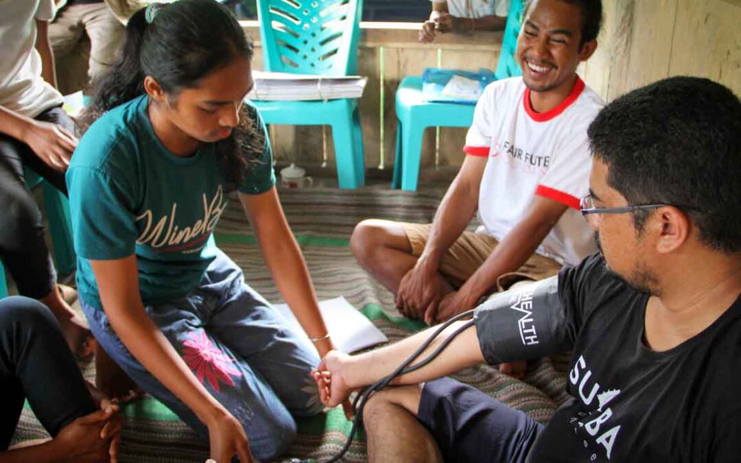 We assess the cases of patients cared for by health workers in the village of Kabanda Sumba Timur