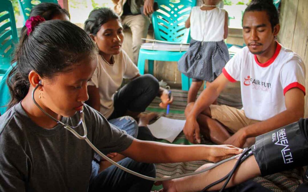 We assess the cases of patients cared for by health workers in the village of Kabanda Sumba Timur