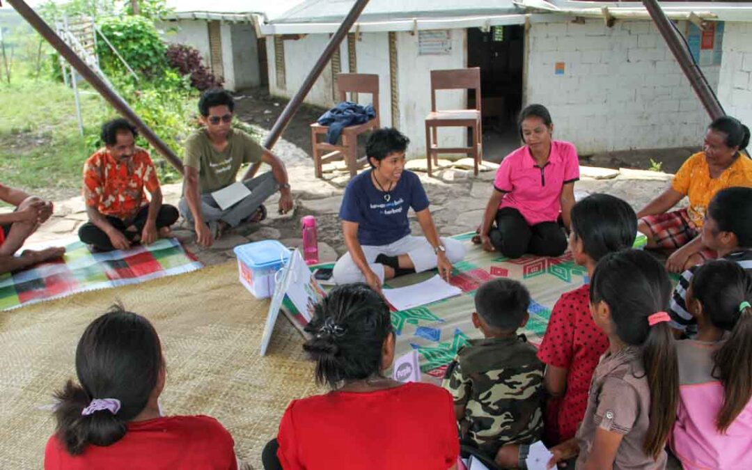 Evaluation of teachers who are all health workers on the Mbinudita site