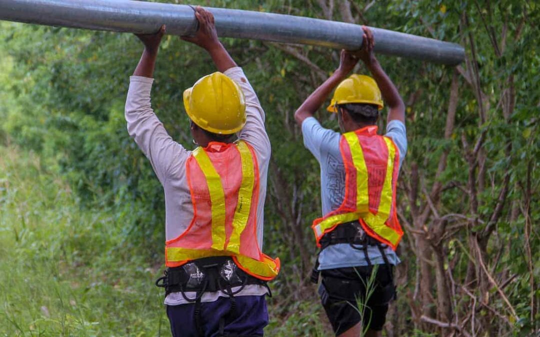 First three weeks of work on the Water Connections Laindatang 20