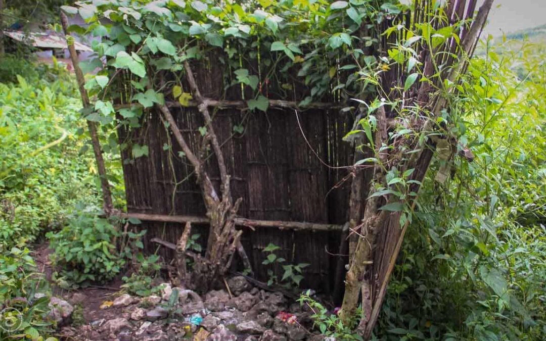 A prayer for water around a well in East Sumba