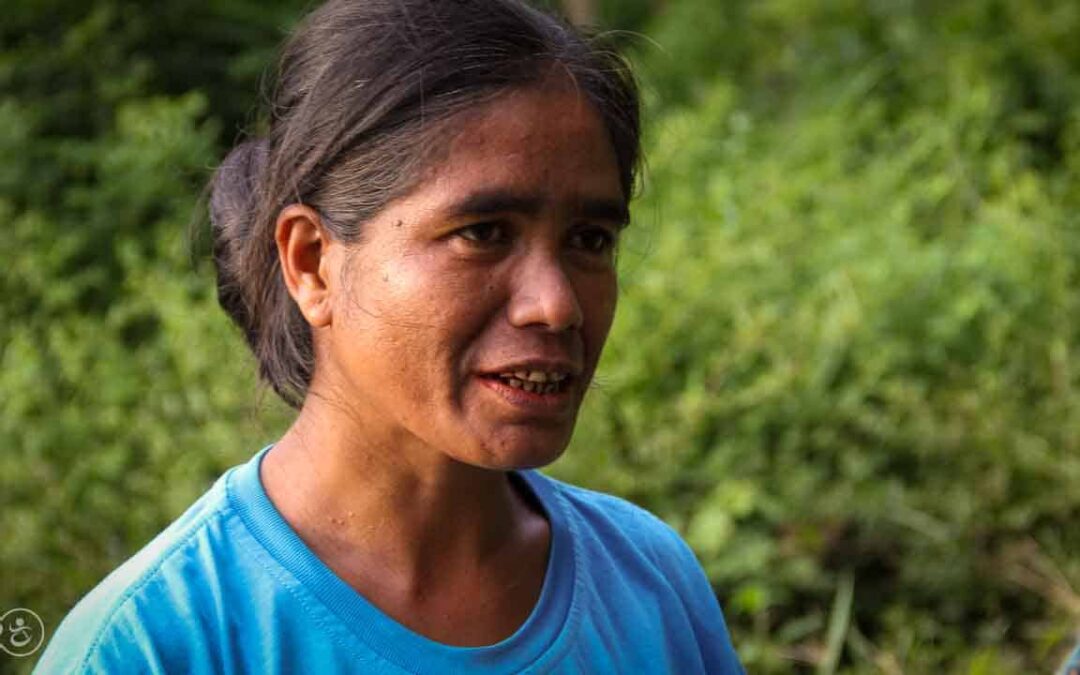 A prayer for water around a well in East Sumba