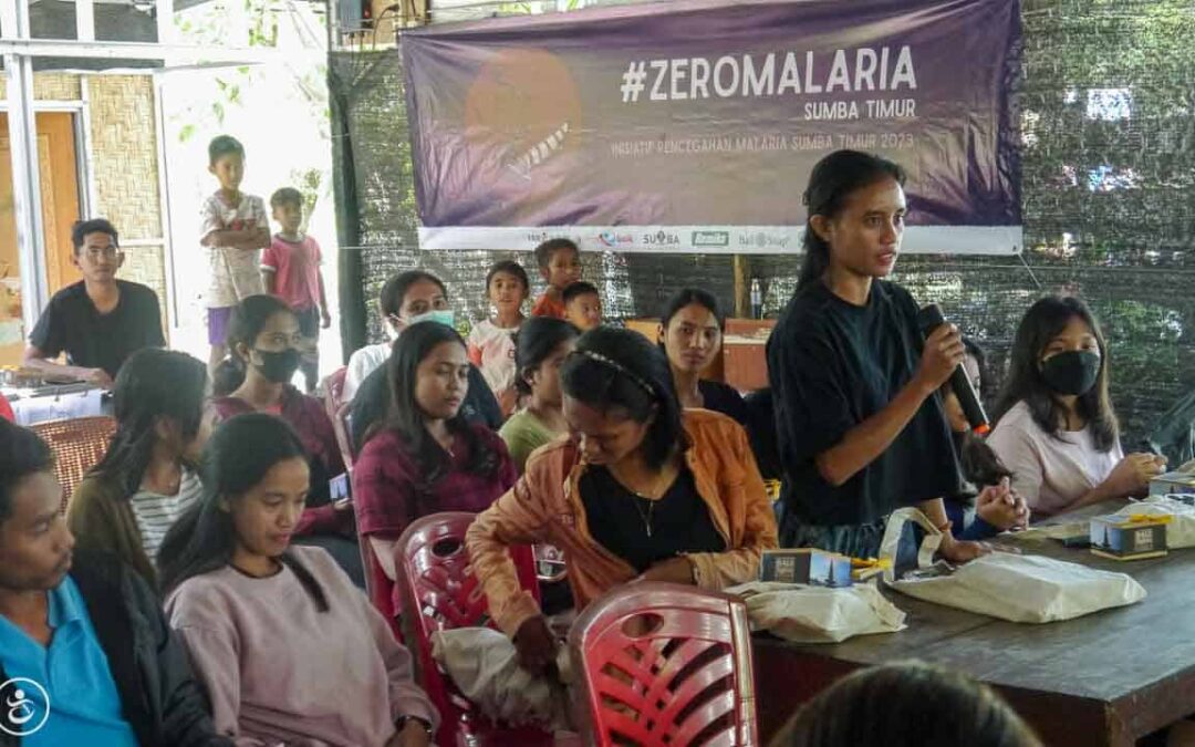 For three days we trained more than 60 volunteers in the ZeroMalaria program here in Rumah Kambera Sumba East