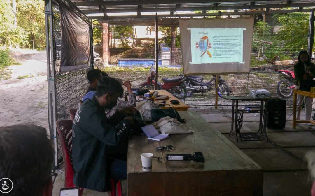 For three days we trained more than 60 volunteers in the ZeroMalaria program here in Rumah Kambera Sumba East