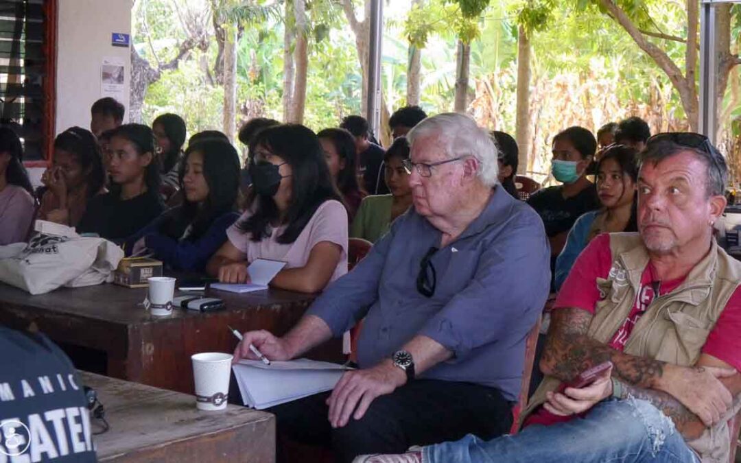 For three days we trained more than 60 volunteers in the ZeroMalaria program here in Rumah Kambera Sumba East