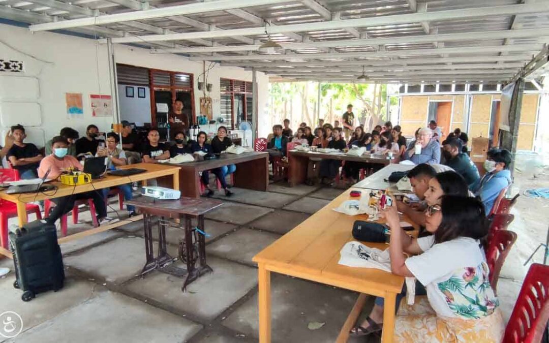 For three days we trained more than 60 volunteers in the ZeroMalaria program here in Rumah Kambera Sumba East