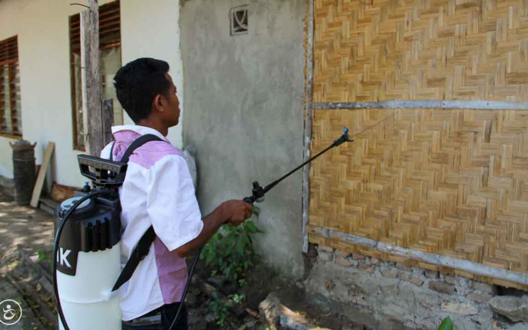 For three days we trained more than 60 volunteers in the ZeroMalaria program here in Rumah Kambera Sumba East