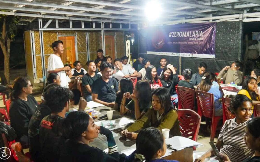 For three days we trained more than 60 volunteers in the ZeroMalaria program here in Rumah Kambera Sumba East