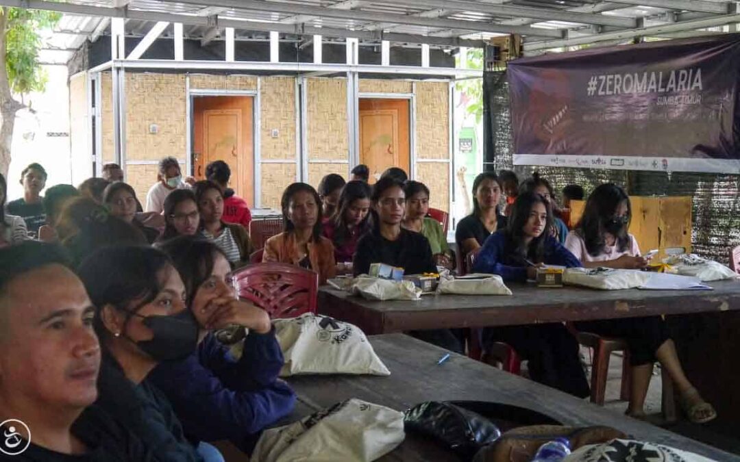 For three days we trained more than 60 volunteers in the ZeroMalaria program here in Rumah Kambera Sumba East