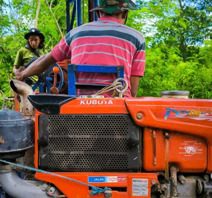 Deep weell drilling in Laindatang