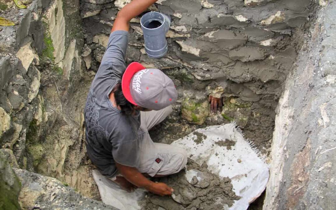 Construction of new sanitation facilities at Ritta, RT 05, Mbinudita Village, East Sumba