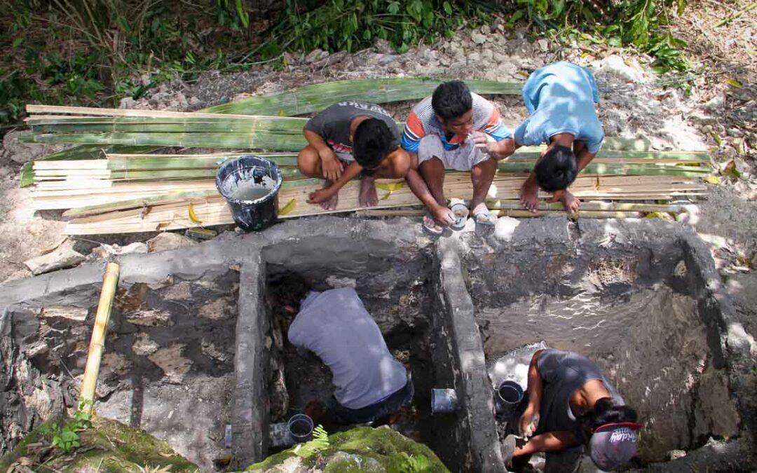 Construction of new sanitation facilities at Ritta, RT 05, Mbinudita Village, East Sumba