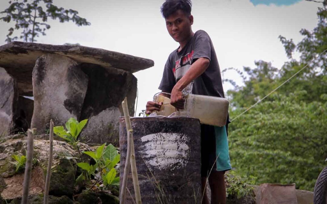 Construction of new sanitation facilities at Ritta, RT 05, Mbinudita Village, East Sumba