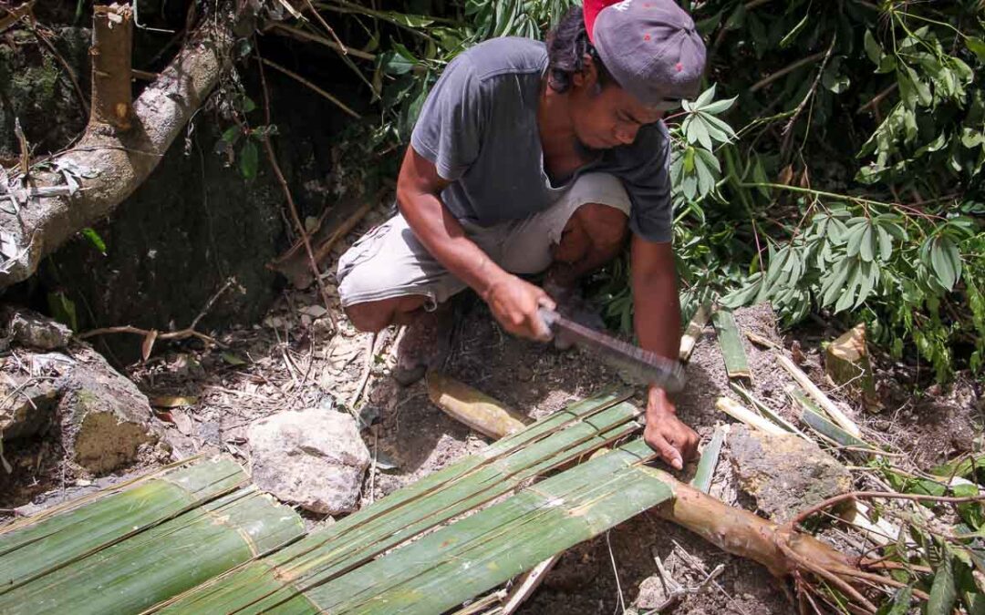 Construction of new sanitation facilities at Ritta, RT 05, Mbinudita Village, East Sumba