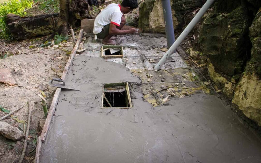 Construction of new sanitation facilities at Ritta, RT 05, Mbinudita Village, East Sumba