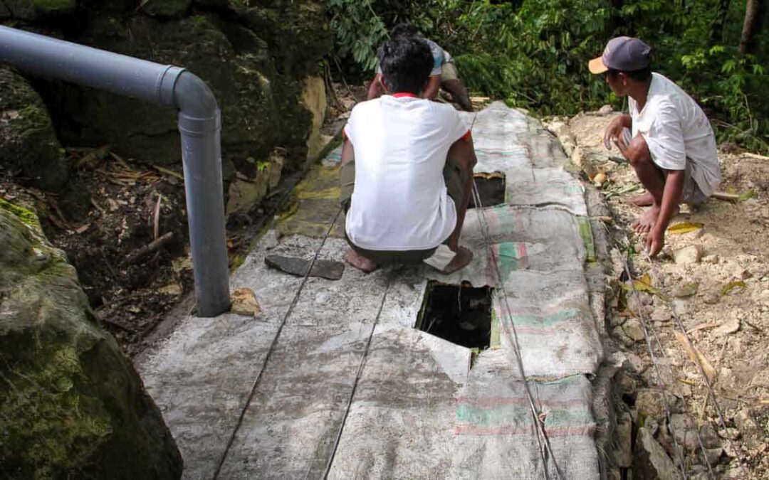 Construction of new sanitation facilities at Ritta, RT 05, Mbinudita Village, East Sumba