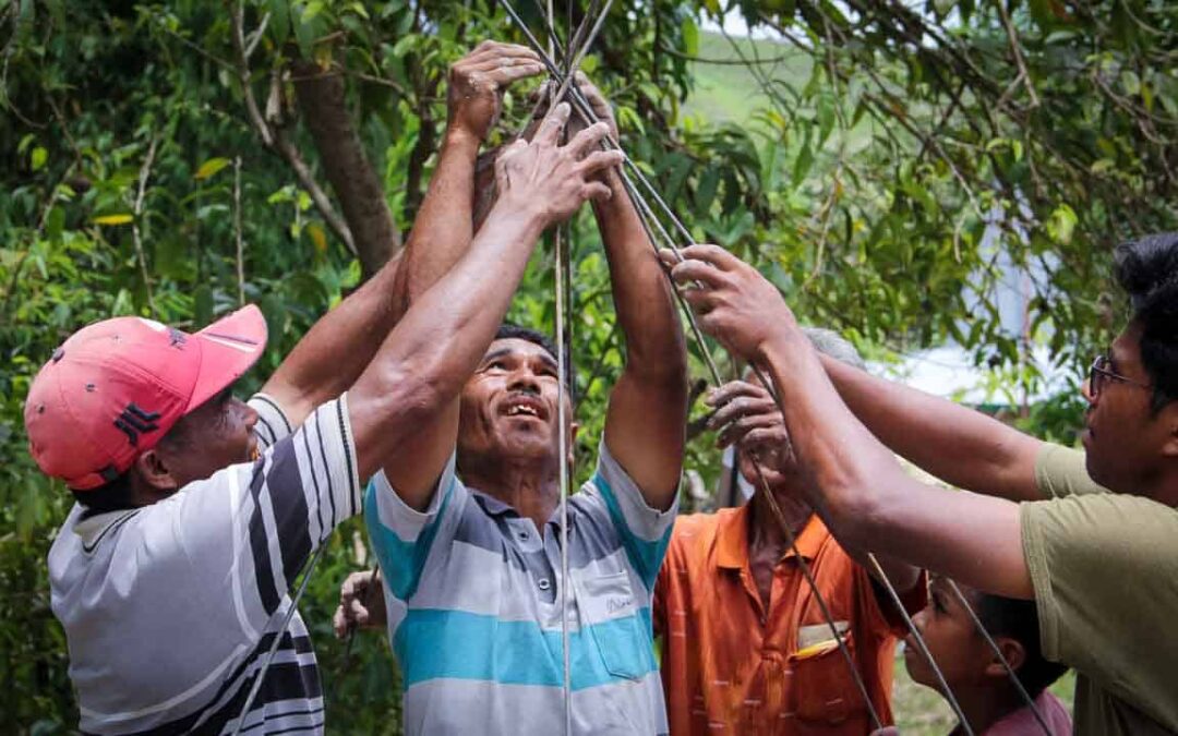 Construction of new sanitation facilities at Ritta, RT 05, Mbinudita Village, East Sumba