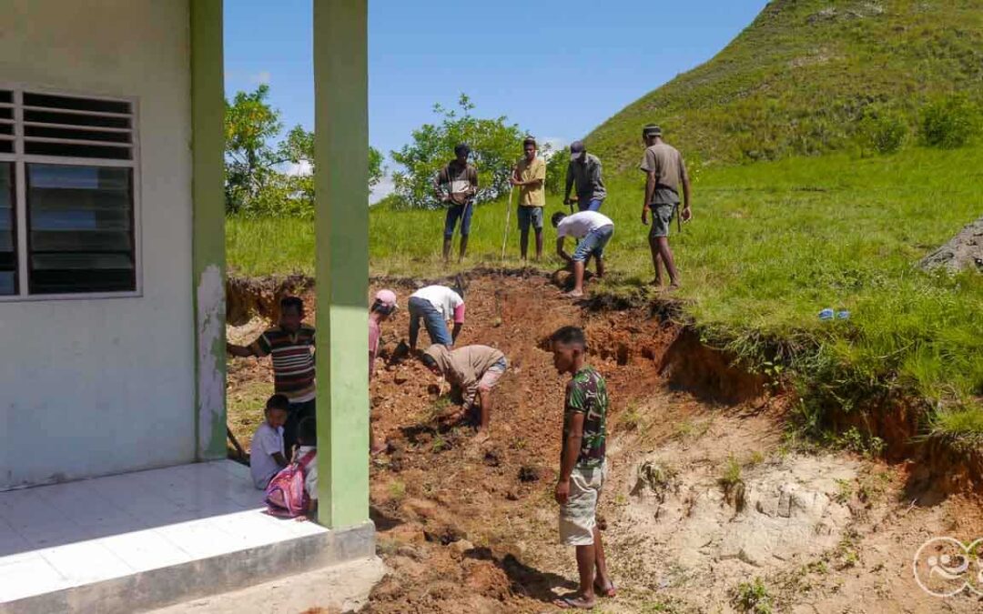 We build 5000-litre ferrocement water tanks in rural areas