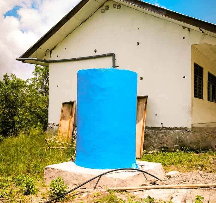 We build 5000-litre ferrocement water tanks in rural areas