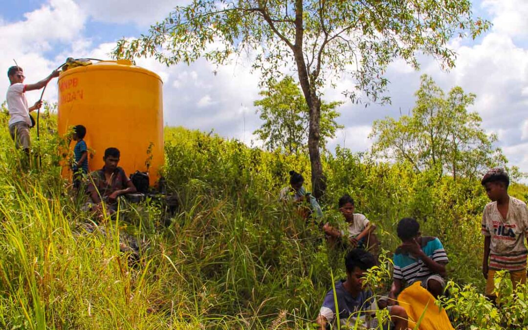 Construction of two new water tanks reservoirs Paddy Mbinudita