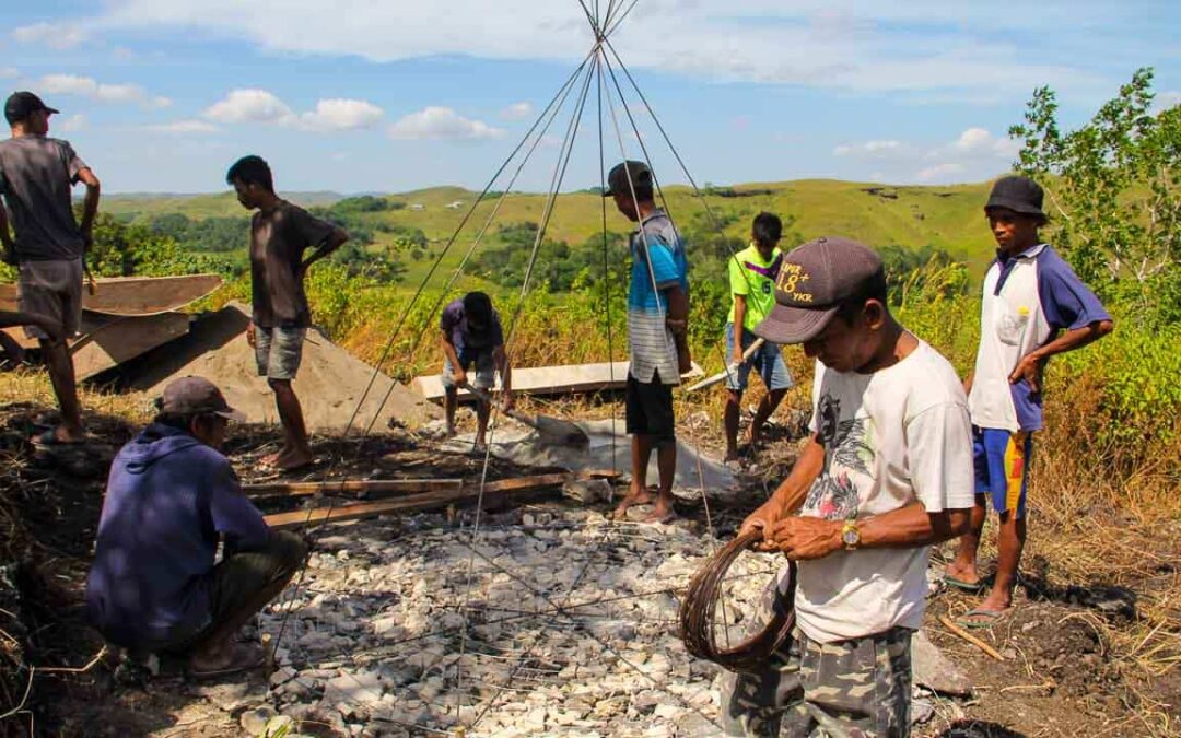 Construction of two new water tanks reservoirs Paddy Mbinudita