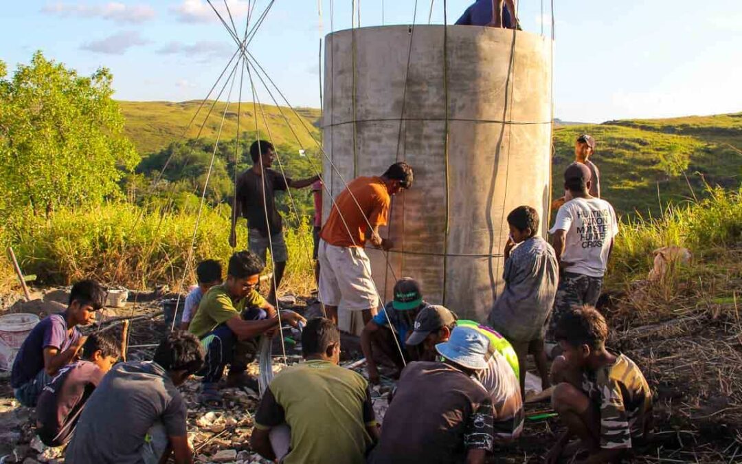 Construction of two new water tanks reservoirs Paddy Mbinudita