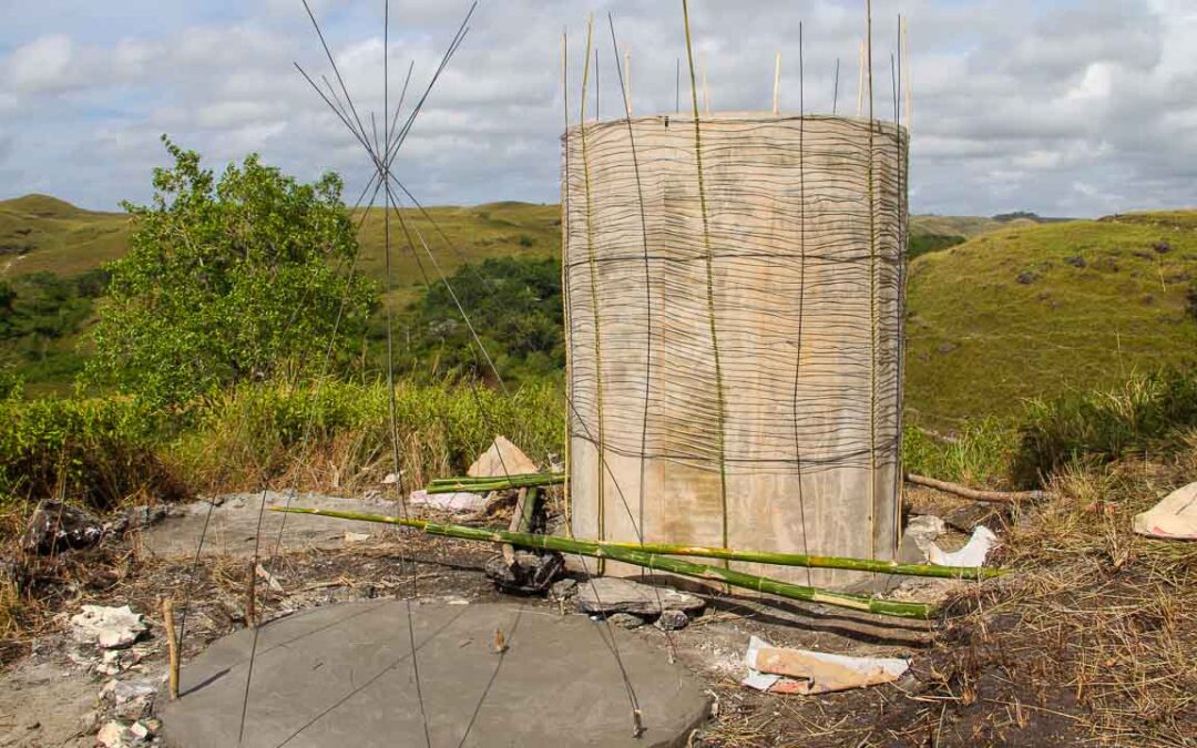 Construction of two new water tanks reservoirs Paddy Mbinudita